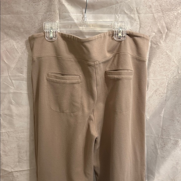 Betabrand Tan Wide-Leg Pants xl long pockets - Picture 6 of 9